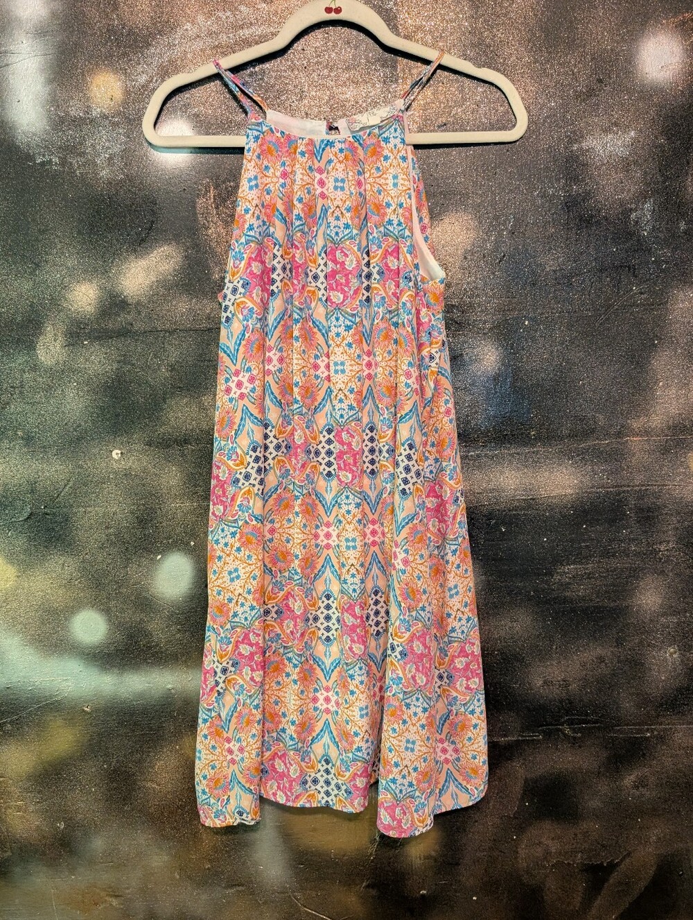 Sleeveless Multi-Color Printed Summer Dress